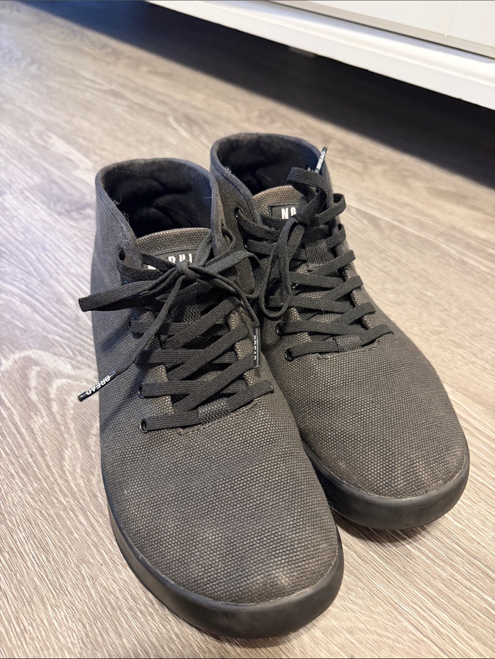 NOBULL Black Women's Athletic Chukka Sneakers - Textured Upper